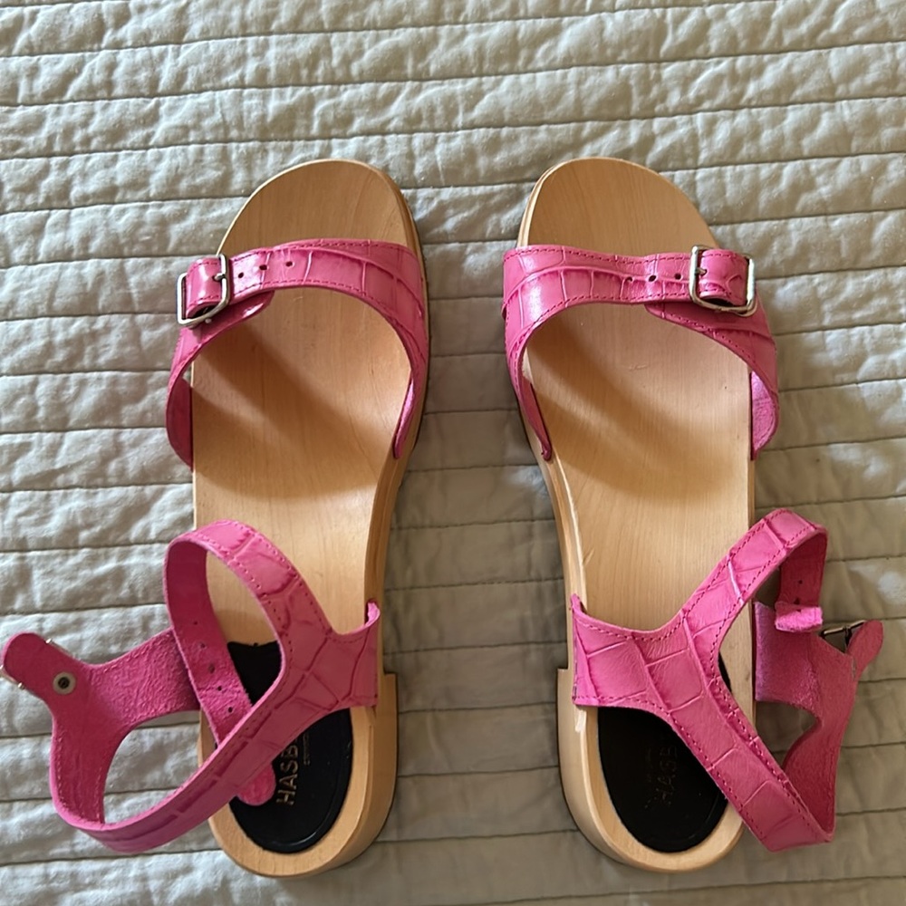 Swedish Hasbeens Swedish Low Pink Croc Pattern - Picture 13 of 14